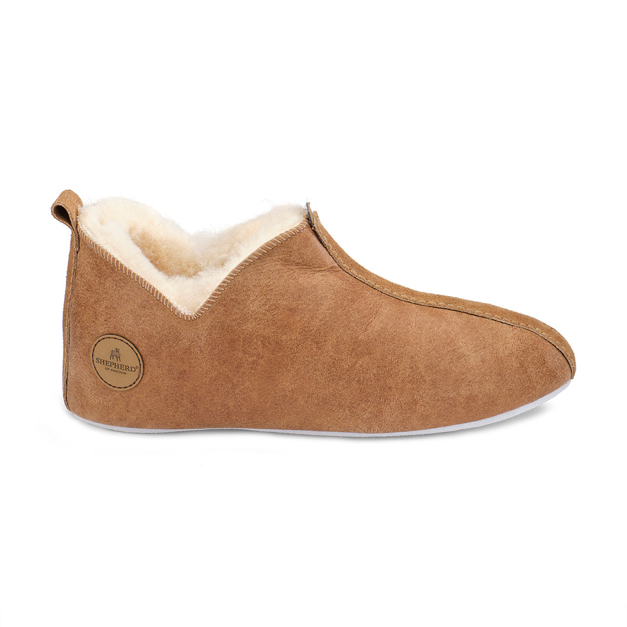 Shepherd sheepskin slippers to men. - Shepherd of Sweden