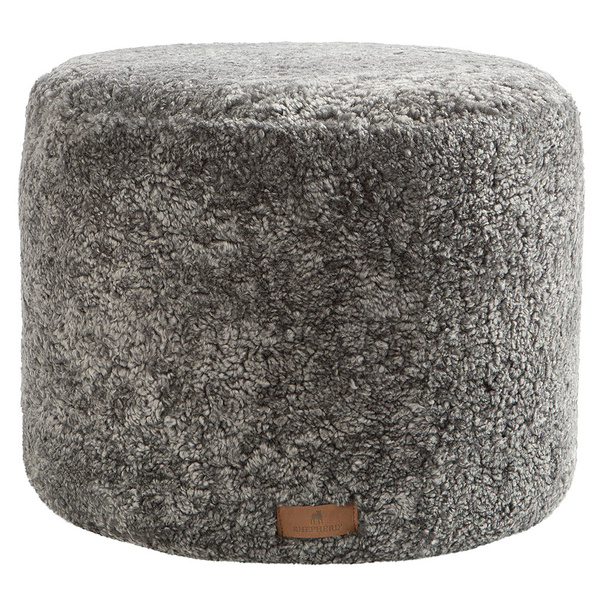 Frida fårskinnspuff