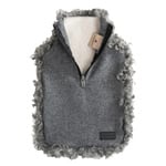 Hot Water Bottle Cover 23x35 cm in Sheepskin and Wool - Shepherd