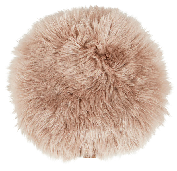 Molly longhaired chair cushion non padded 36cm round