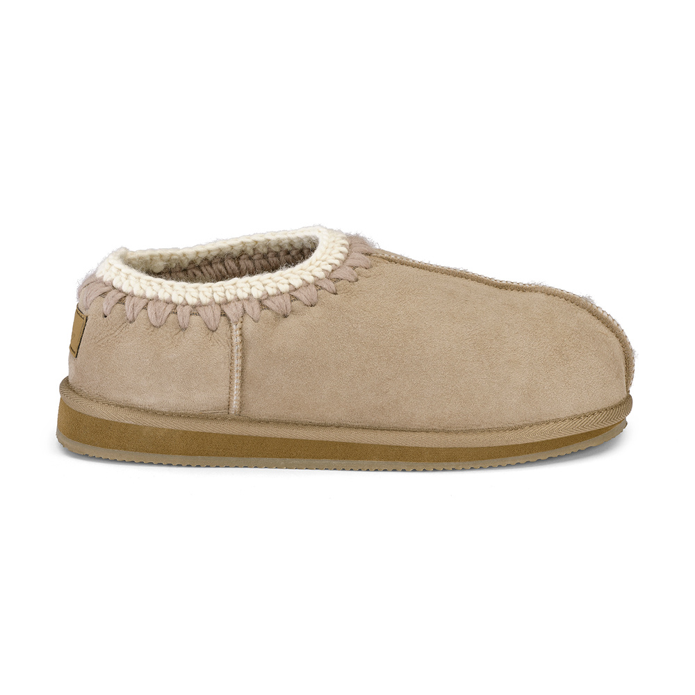 Shepherd Izzy – Sheepskin Slip-On Slippers with Rubber Sole