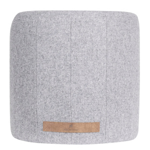 Zoe pouffe patchwork round