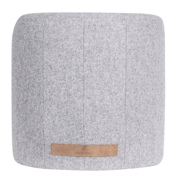 Zoe pouffe patchwork round
