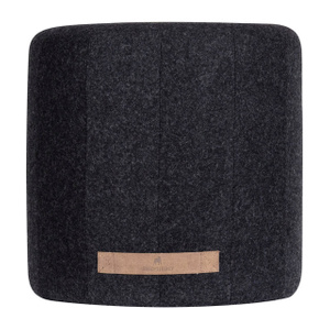 Zoe pouffe patchwork round